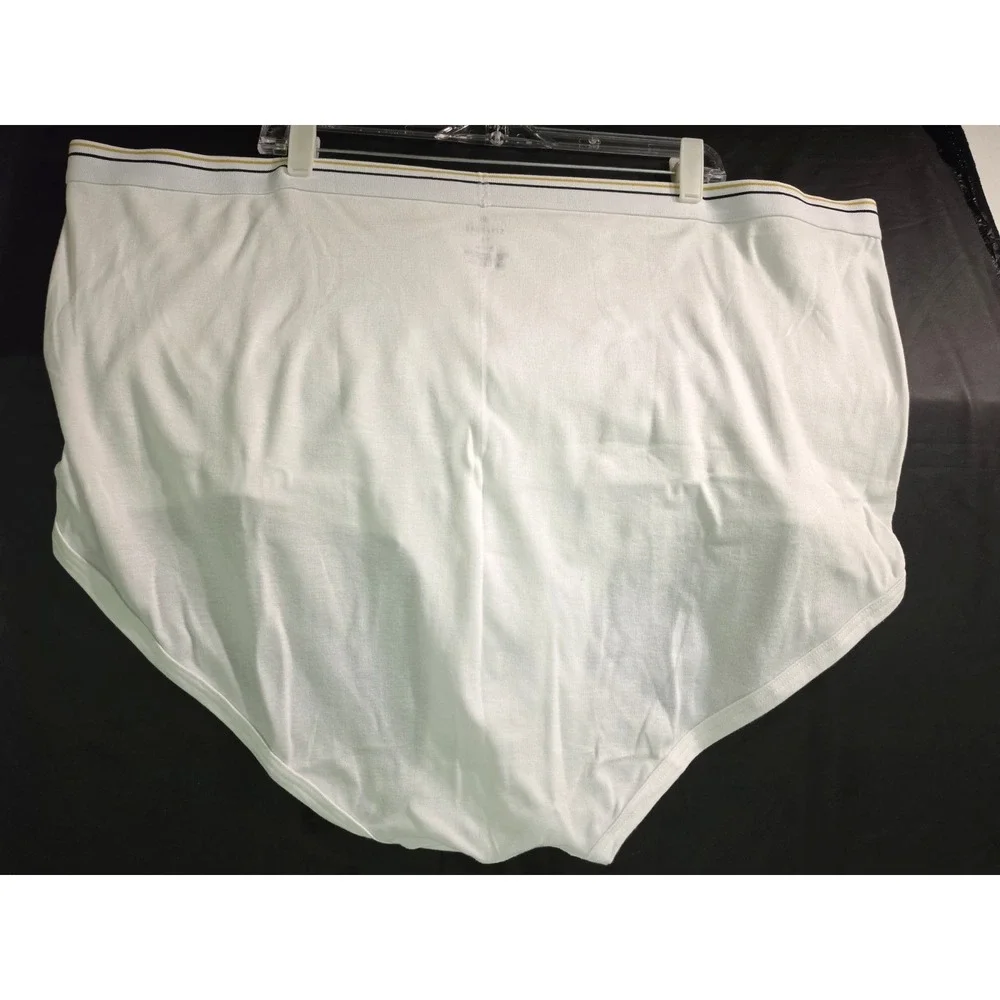 Stafford Mens Jockey Briefs Size 54 100% Cotton (5) NWOT